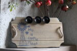 Serving Board - Black Bowls
