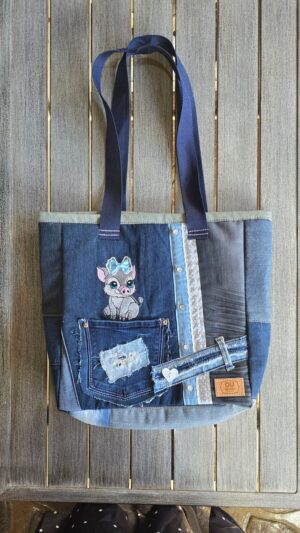 Handmade Denim Bag